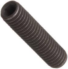 Alloy Thermal Black Oxide 3000/Bulk Pkg. 1/4 Inch-20X1 1/4 Inch Socket Set Screws Cup Point 